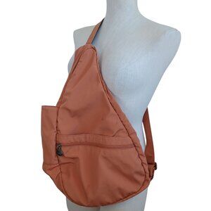 AmeriBag Backpack Healthy Back‎ Bag Rust Adjustable Organizer Travel Bag